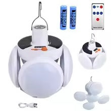 Lampe solaire pliable 2 en 1